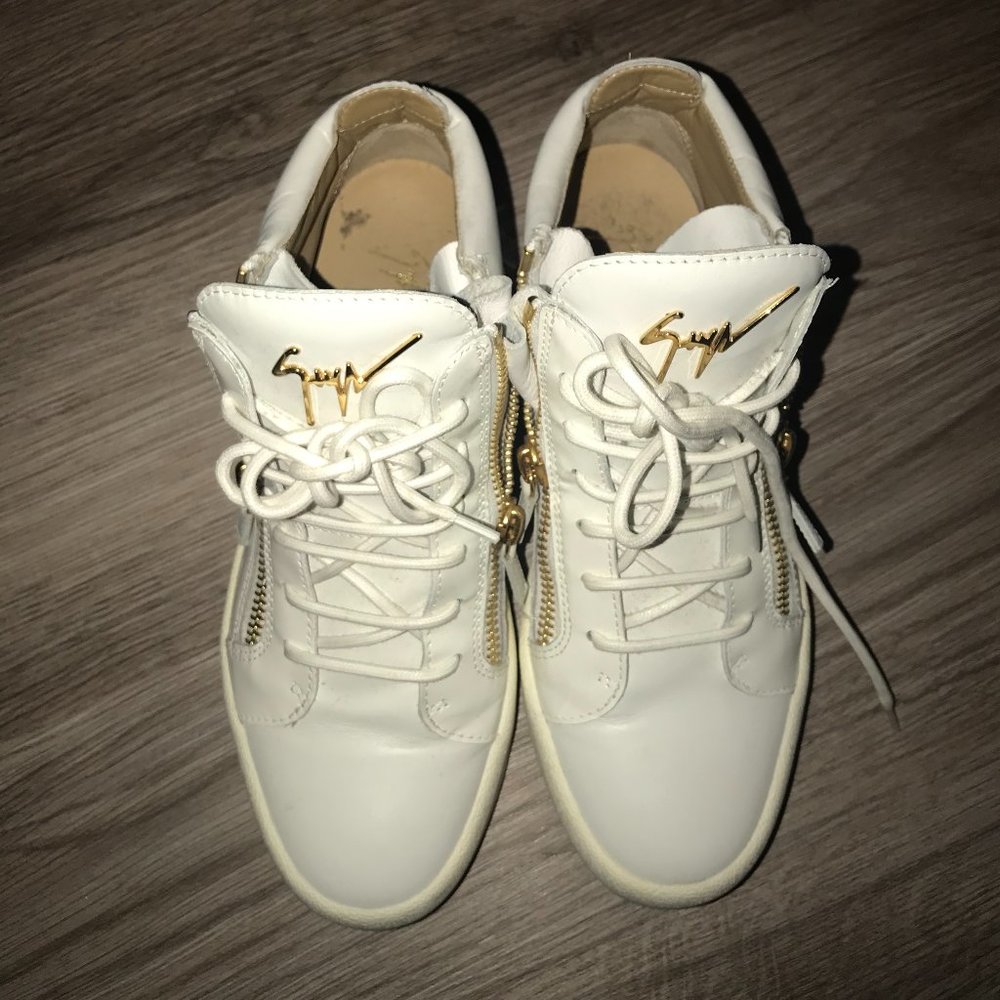 Sneaker White Golden